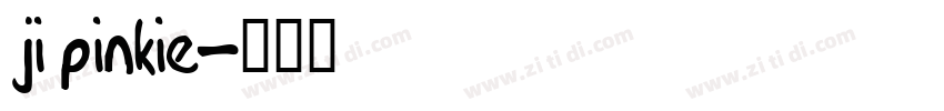 JI Pinkie字体转换